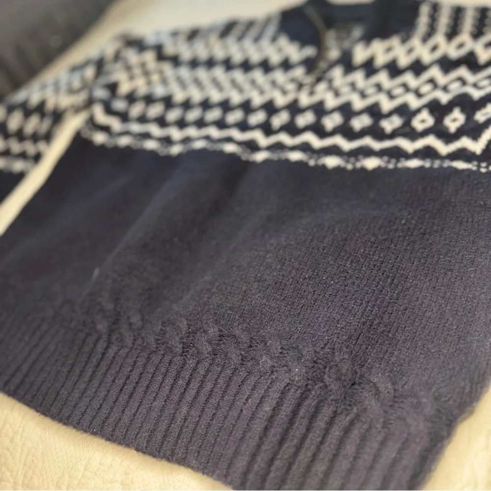 Talbots Black and White Women's Sweater - Picture 5 of 8